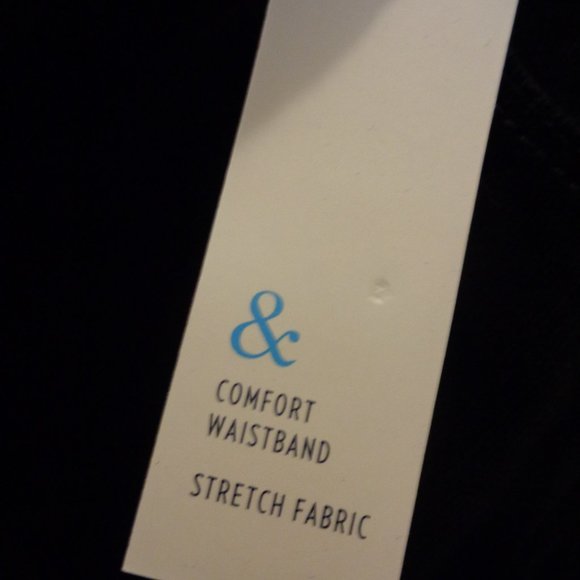 Croft & Barrow Women's Black Corduroys Size 18 Short NWT Mid Rise Straight - Picture 12 of 12